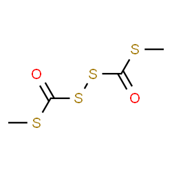 ChemSpider 2D Image | [Disulfanediylbis(carbonylsulfanediyl)]dimethane | C4H6O2S4