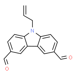 ChemSpider 2D Image | 9-Allyl-9H-carbazole-3,6-dicarbaldehyde | C17H13NO2