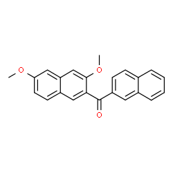 ChemSpider 2D Image | (3,6-Dimethoxy-2-naphthyl)(2-naphthyl)methanone | C23H18O3
