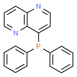 ChemSpider 2D Image | 4-(Diphenylphosphino)-1,5-naphthyridine | C20H15N2P