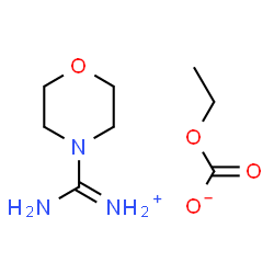 ChemSpider 2D Image | Imino(4-morpholinyl)methanaminium ethyl carbonate | C8H17N3O4
