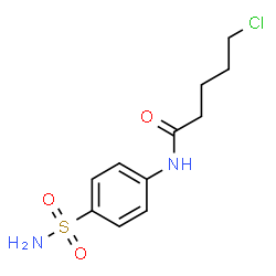 ChemSpider 2D Image | 5-Chloro-N-(4-sulfamoylphenyl)pentanamide | C11H15ClN2O3S