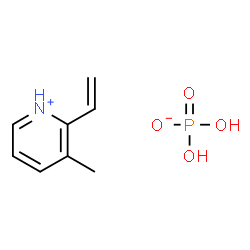 ChemSpider 2D Image | 3-Methyl-2-vinylpyridinium dihydrogen phosphate | C8H12NO4P