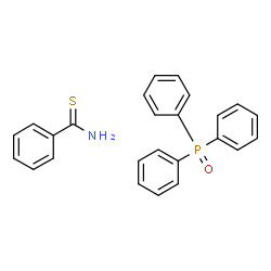 ChemSpider 2D Image | Benzenecarbothioamide - triphenylphosphine oxide (1:1) | C25H22NOPS