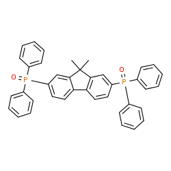 ChemSpider 2D Image | (9,9-Dimethyl-9H-fluorene-2,7-diyl)bis(diphenylphosphine) dioxide | C39H32O2P2