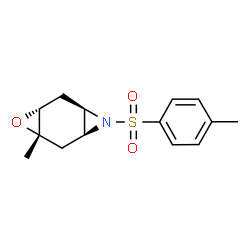 ChemSpider 2D Image | (1S,3S,5R,7R)-3-Methyl-8-[(4-methylphenyl)sulfonyl]-4-oxa-8-azatricyclo[5.1.0.0~3,5~]octane | C14H17NO3S