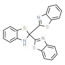 ChemSpider 2D Image | 3'H-2,2':2',2''-Ter-1,3-benzothiazole | C21H13N3S3