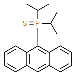 ChemSpider 2D Image | 9-Anthryl(diisopropyl)phosphine sulfide | C20H23PS