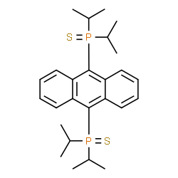 ChemSpider 2D Image | 9,10-Anthracenediylbis(diisopropylphosphine) disulfide | C26H36P2S2