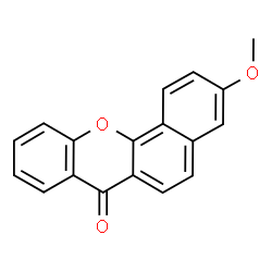 ChemSpider 2D Image | 3-Methoxy-7H-benzo[c]xanthen-7-one | C18H12O3