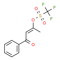 ChemSpider 2D Image | (2E)-4-Oxo-4-phenyl-2-buten-2-yl trifluoromethanesulfonate | C11H9F3O4S