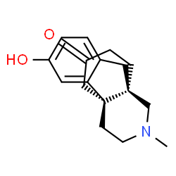 ChemSpider 2D Image | (9R)-4-Hydroxy-11-methyl-11-azatetracyclo[7.4.4.0~1,9~.0~2,7~]heptadeca-2,4,6-trien-15-one | C17H21NO2