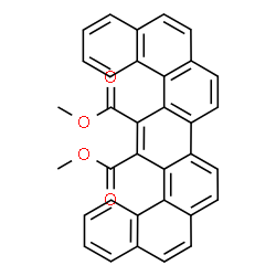 ChemSpider 2D Image | Dimethyl dibenzo[a,o]picene-13,14-dicarboxylate | C34H22O4