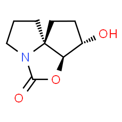 ChemSpider 2D Image | (3S,3aS,9aS)-3-Hydroxyhexahydro-7H-cyclopenta[d]pyrrolo[1,2-c][1,3]oxazol-5-one | C9H13NO3