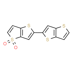 ChemSpider 2D Image | 5-(Thieno[3,2-b]thiophen-2-yl)thieno[3,2-b]thiophene 1,1-dioxide | C12H6O2S4