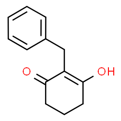 ChemSpider 2D Image | 2-Benzyl-3-hydroxy-2-cyclohexen-1-one | C13H14O2