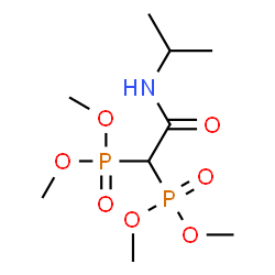 ChemSpider 2D Image | Tetramethyl [2-(isopropylamino)-2-oxo-1,1-ethanediyl]bis(phosphonate) | C9H21NO7P2