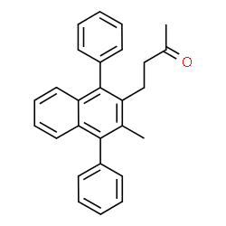 ChemSpider 2D Image | 4-(3-Methyl-1,4-diphenyl-2-naphthyl)-2-butanone | C27H24O