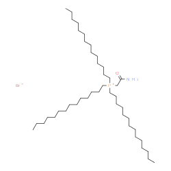 ChemSpider 2D Image | (2-Amino-2-oxoethyl)(tritetradecyl)phosphonium bromide | C44H91BrNOP