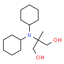 ChemSpider 2D Image | 2-(Dicyclohexylamino)-2-methyl-1,3-propanediol | C16H31NO2