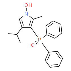 ChemSpider 2D Image | 3-(Diphenylphosphoryl)-4-isopropyl-2-methyl-1H-pyrrol-1-ol | C20H22NO2P