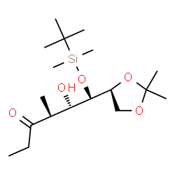 ChemSpider 2D Image | 5,6-Dideoxy-3-O-[dimethyl(2-methyl-2-propanyl)silyl]-1,2-O-isopropylidene-5-propionyl-L-altritol | C18H36O5Si