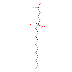 ChemSpider 2D Image | (5S)-5-Hydroxy-5-(hydroxymethyl)hexadecanoic acid | C17H34O4