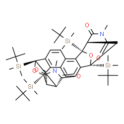 ChemSpider 2D Image | (1S,7R,8R,12R,13S,19R,20S,24R)-1,7,13,19-Tetrakis[dimethyl(2-methyl-2-propanyl)silyl]-10,22-dimethyl-25,26-dioxa-10,22-diazaoctacyclo[17.5.1.1~7,13~.0~2,18~.0~3,15~.0~6,14~.0~8,12~.0~20,24~]hexacosa-2
(18),3,5,14,16-pentaene-9,11,21,23-tetrone | C48H74N2O6Si4