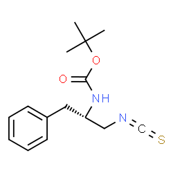 ChemSpider 2D Image | 2-Methyl-2-propanyl [(2S)-1-isothiocyanato-3-phenyl-2-propanyl]carbamate | C15H20N2O2S