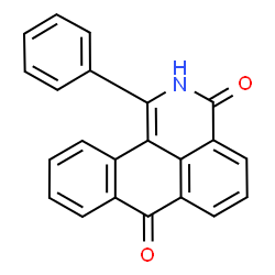 ChemSpider 2D Image | 1-Phenyl-3H-dibenzo[de,h]isoquinoline-3,7(2H)-dione | C22H13NO2