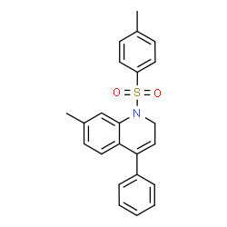 ChemSpider 2D Image | 7-Methyl-1-[(4-methylphenyl)sulfonyl]-4-phenyl-1,2-dihydroquinoline | C23H21NO2S