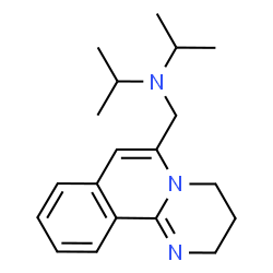ChemSpider 2D Image | N-(3,4-Dihydro-2H-pyrimido[2,1-a]isoquinolin-6-ylmethyl)-N-isopropyl-2-propanamine | C19H27N3