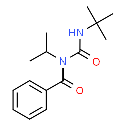 ChemSpider 2D Image | N-Isopropyl-N-[(2-methyl-2-propanyl)carbamoyl]benzamide | C15H22N2O2