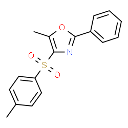 ChemSpider 2D Image | 5-Methyl-4-[(4-methylphenyl)sulfonyl]-2-phenyl-1,3-oxazole | C17H15NO3S