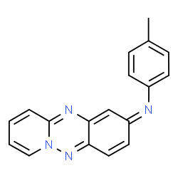 ChemSpider 2D Image | (2Z)-N-(4-Methylphenyl)-2H-pyrido[1,2-b][1,2,4]benzotriazin-2-imine | C18H14N4
