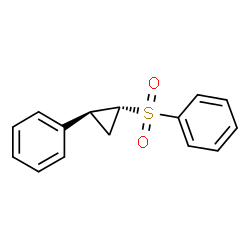 ChemSpider 2D Image | {[(1R,2S)-2-Phenylcyclopropyl]sulfonyl}benzene | C15H14O2S