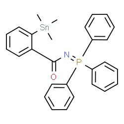 ChemSpider 2D Image | 2-(Trimethylstannyl)-N-(triphenylphosphoranylidene)benzamide | C28H28NOPSn
