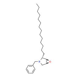 ChemSpider 2D Image | (1R,2R,5S)-3-Benzyl-2-tetradecyl-6-oxa-3-azabicyclo[3.1.0]hexane | C25H41NO