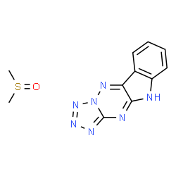 ChemSpider 2D Image | (Methylsulfinyl)methane - 1H-tetrazolo[1',5':2,3][1,2,4]triazino[5,6-b]indole (1:1) | C11H11N7OS