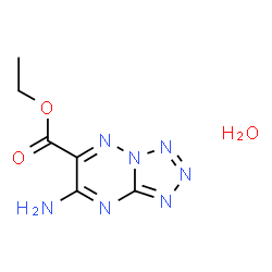 ChemSpider 2D Image | Ethyl 7-aminotetrazolo[1,5-b][1,2,4]triazine-6-carboxylate hydrate (1:1) | C6H9N7O3