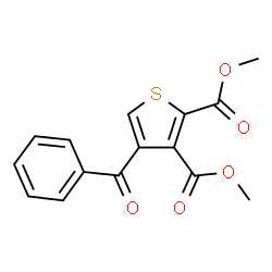 ChemSpider 2D Image | Dimethyl 4-benzoyl-2,3-thiophenedicarboxylate | C15H12O5S