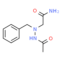 ChemSpider 2D Image | 2-(2-Acetyl-1-benzylhydrazino)acetamide | C11H15N3O2