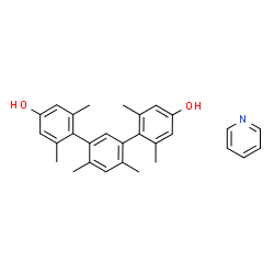 ChemSpider 2D Image | 2,2'',4',6,6',6''-Hexamethyl-1,1':3',1''-terphenyl-4,4''-diol - pyridine (1:1) | C29H31NO2