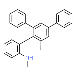 ChemSpider 2D Image | N-methyl-2-(2-methyl-4,6-diphenyl-phenyl)aniline | C26H23N