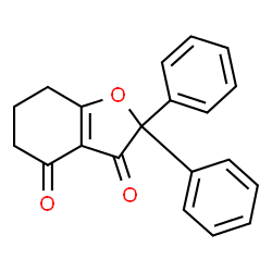ChemSpider 2D Image | 2,2-Diphenyl-6,7-dihydro-1-benzofuran-3,4(2H,5H)-dione | C20H16O3