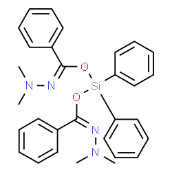 ChemSpider 2D Image | Diphenylsilanediyl bis(N,N-dimethylbenzenecarbohydrazonate) | C30H32N4O2Si
