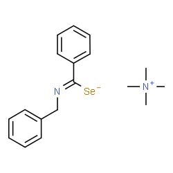 ChemSpider 2D Image | N,N,N-Trimethylmethanaminium N-benzylbenzenecarbimidoselenoate | C18H24N2Se