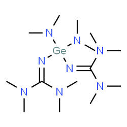 ChemSpider 2D Image | 2,2'-[Bis(dimethylamino)germanediyl]bis(1,1,3,3-tetramethylguanidine) | C14H36GeN8