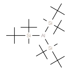 ChemSpider 2D Image | Tris{methyl[bis(2-methyl-2-propanyl)]silyl}aluminium | C27H63AlSi3