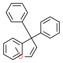 ChemSpider 2D Image | 1,1',1''-[(1Z)-1-Methoxy-1-propene-3,3,3-triyl]tribenzene | C22H20O